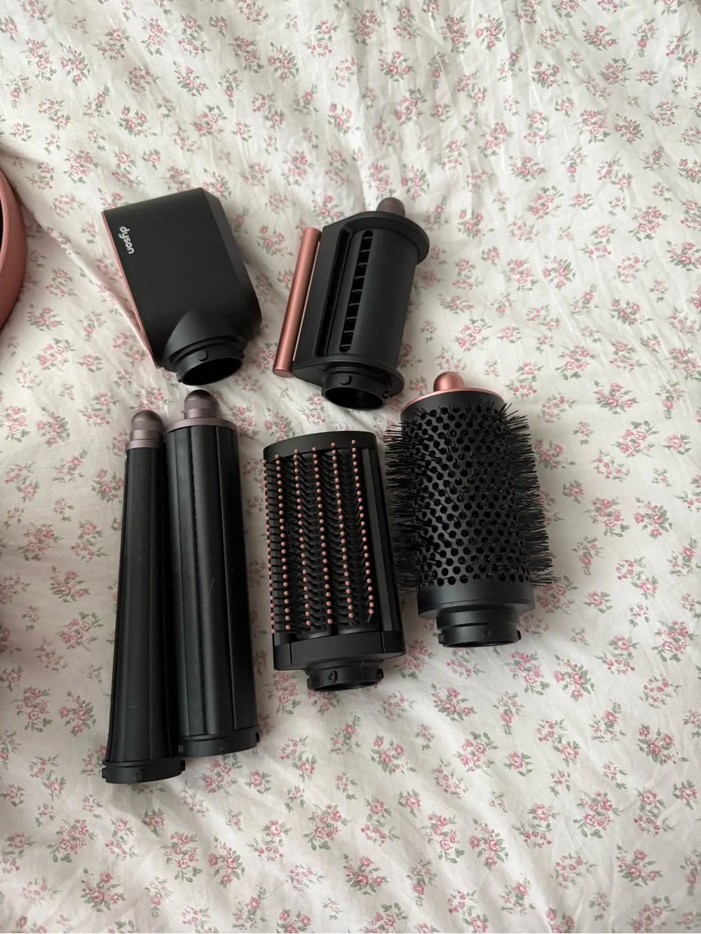 Dyson Pink & Black Travel Styling Set with Case